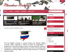 Tablet Screenshot of planchers-richelois.com
